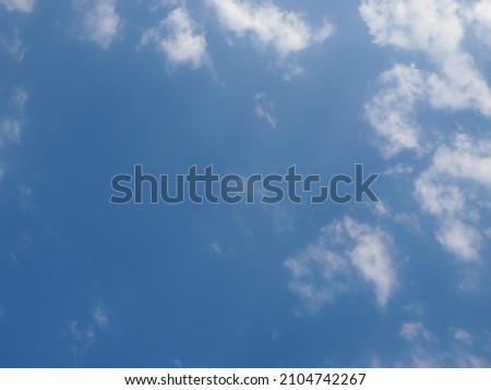 blue sky and clouds background