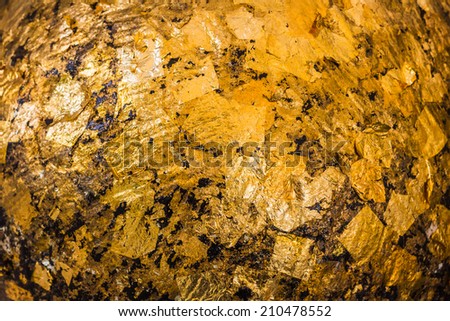 gold leaf texture , background