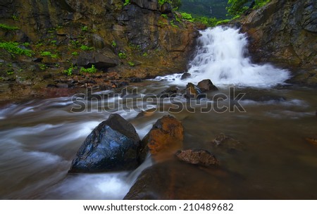 A local Monsoon Waterfall from Maharashtra, India