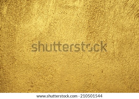Golden wall background  Royalty-Free Stock Photo #210501544