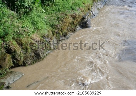 The river comal in the rainy season