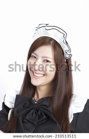 An Image of Maid Costume Play
