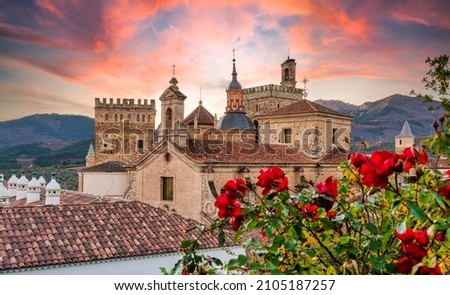 Royal Monastery of Saint Mary of Guadalupe In the Caceres province, Extremadura, Spain
 Royalty-Free Stock Photo #2105187257
