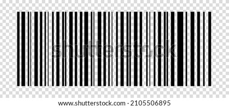 Barcode product distribution icon. Symbol for your website design, logo, app, UI. Vector illustration isolated on transparent background