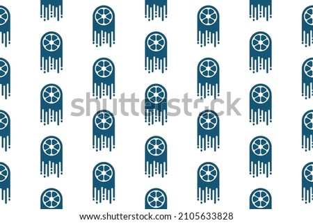 Fast Soccer Seamless Pattern Design. Vector Pattern Template. Repeating geometric pattern illustration of a trendy fast icon with soccer ball emblem. Power speed football kick emblem and soccer symbol