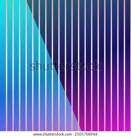 Abstract background of blue-violet gradient fills and vertical light stripes.