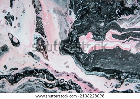Fluid Art. Abstract colorful background, Mixing paints. Creative abstract hand painted background, wallpaper, texture, fragment of acrylic Modern art. wallpaper. Marble texture . inting on canvas.