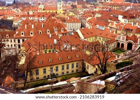 rooftops of old town in Prague