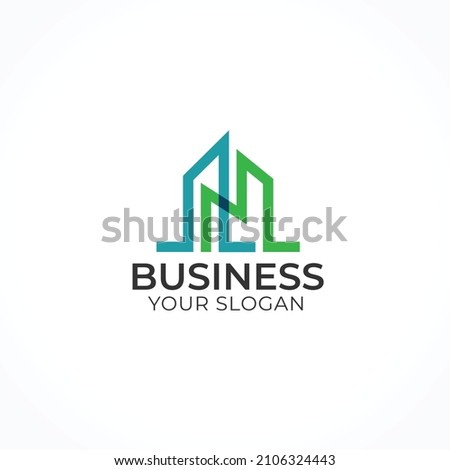 city building logo for real estate business