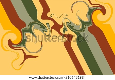 Green Fields Color Effect Swirl Vector Trend Background