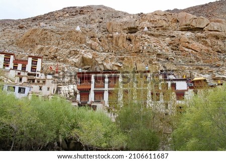 Takthok Monastery in Sakti village in Ladakh, northern India