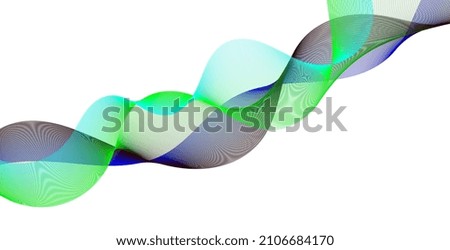 Wavy abstract background with color