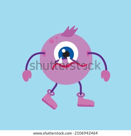 cute animal character vector icon for sticker and background