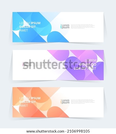 Vector abstract graphic design Banner Pattern background template. Royalty-Free Stock Photo #2106998105