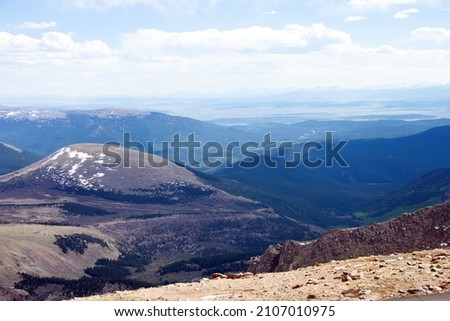Rocky Mountain Colorado Landscape In Spring