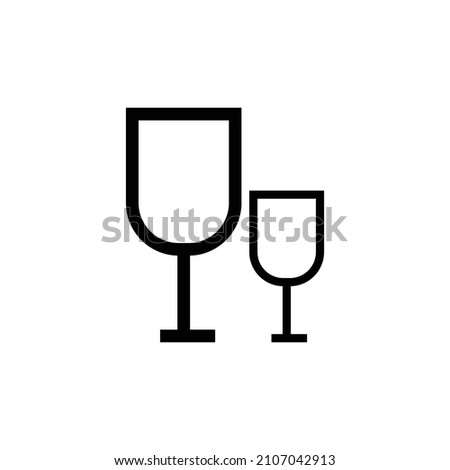 drink icon, food and beverage vector graphics illustrations. Vector restaurant icons .