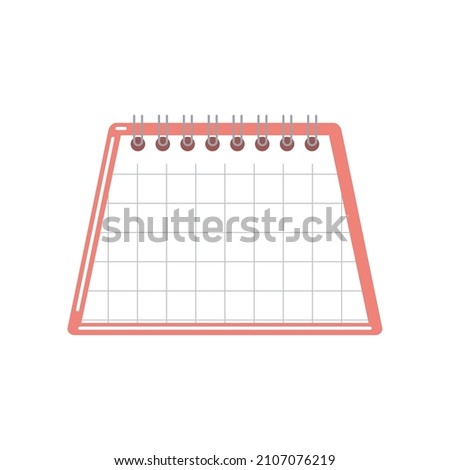notebook with squared sheet icon