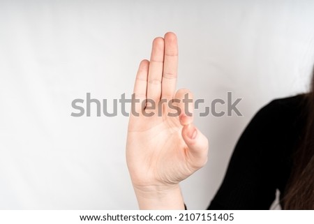  F letter , Static Hand Gestures for American Sign Language Letters,The 26 hand signs of the ASL Language., sign language of Deaf communitie