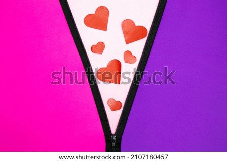 colorful background for valentine's day with hearts