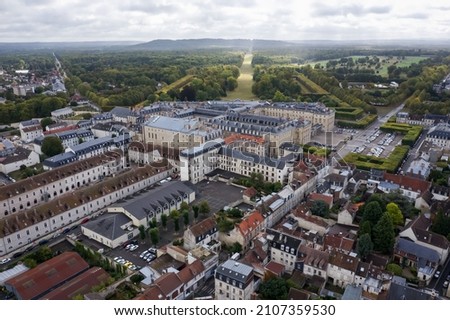 Views of Compiegne, France, by drone