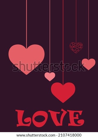 Valentines day. Romantic set vector backgrounds.