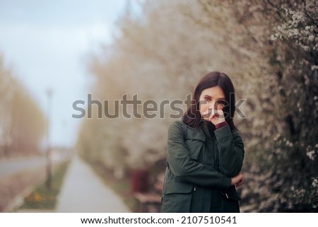 
Unhappy Woman Suffering from Seasonal Affective Disorder. Sad person feeling unwell and stressed from seasonal allergies
 Royalty-Free Stock Photo #2107510541