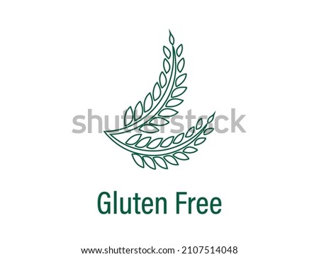 gluten free icon vector illustration 