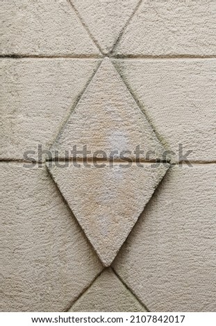 Wall carving in art deco style 