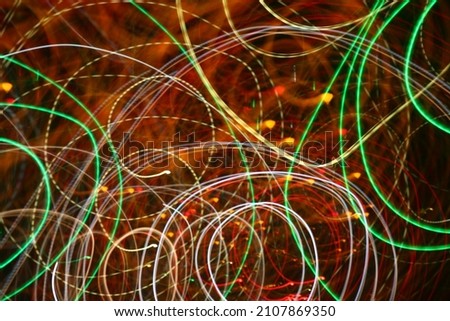 Abstract background with light trails,