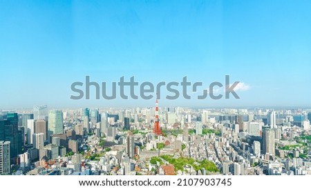 The most beautiful Viewpoint tokyo city, japan.