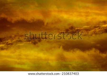 Abstract sky and clouds texture on wall background