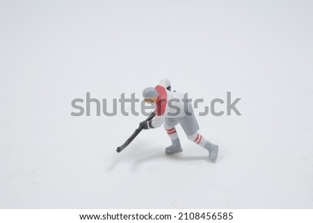 the puck during the game,  Professional Player Shooting 