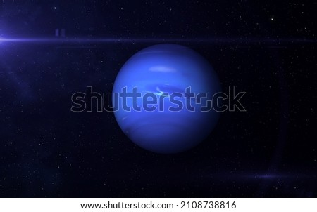 View of planet Neptune from space. Space, nebula and planet Neptune. This image elements furnished by NASA.
 Royalty-Free Stock Photo #2108738816