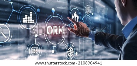 CRM Customer Relationship Management. Customer orientation concept Royalty-Free Stock Photo #2108904941