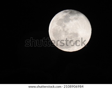 Micro full moon on Earth day, January