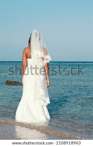 Bride on an African trip