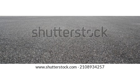 panoramic empty asphalt road, empty road or urban road isolated on white background.