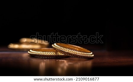 Getting Ready For Wedding, Bride Wearables, Bangles, Bangles for Wedding  Royalty-Free Stock Photo #2109016877