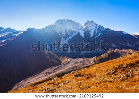 Donguzorun or Donguz Orun or Babis Mta is a mountain in Mount Elbrus region in Caucasus, Russia