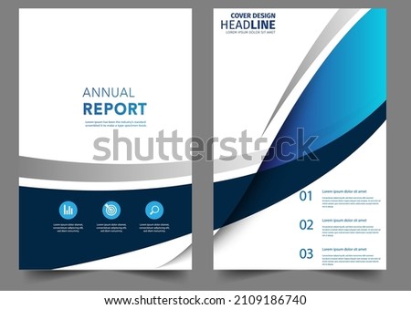 Set Abstract colorful geometric modern annual report flyer Brochure leaflet, the presentation cover, magazine advertising. cover with an abstract background. vector template layout of A4 format
