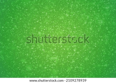 Seamless texture snow on the green background, high quality background