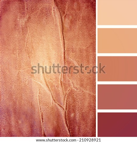 Abstract paper background. Background colour palette with complimentary colour swatches.      