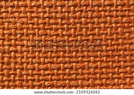 paper woven texture. Engraving with orange cardstock. 
