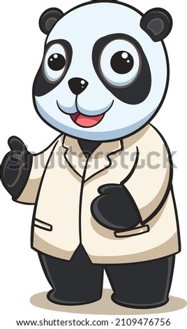 Funny Panda Doctor for your Health