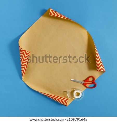 Brown paper background of free space for your decoration. 