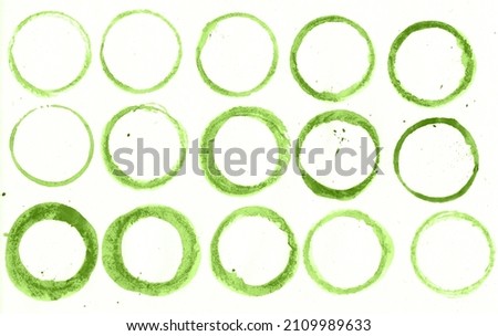 Green circle set background texture.