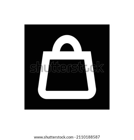 shopping bag icon, web icon, technology icon vector illustration