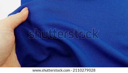 Close up of a textile,Texture Polyester fabric background.
 Royalty-Free Stock Photo #2110279028