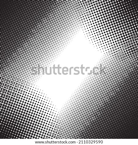 Dots Background. Distressed Black and White Texture. Fade Pattern. Halftone Vintage Overlay. Vector illustration