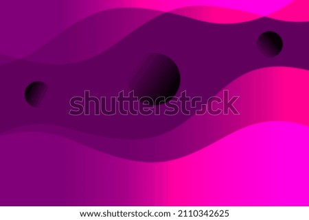 vector background: curved lines with purple color gradations, circles in the middle of purple and black gradients. modern background